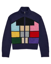 Lover House Zip Up Sweater