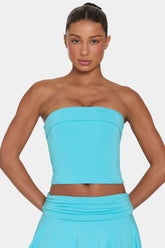 ButterCloudâ„¢ Tube Top in Aqua