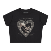 Blink Of A Crinkling Eye Crop T-Shirt
