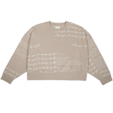 I Love You It's Ruining My Life Boxy Cropped Crewneck