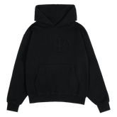 TTPD Black Embossed Hoodie