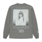 The Tortured Poets Department Gray Photo Long Sleeve T-Shirt