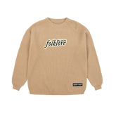 folklore Album Chenille Patch Crewneck Sweater