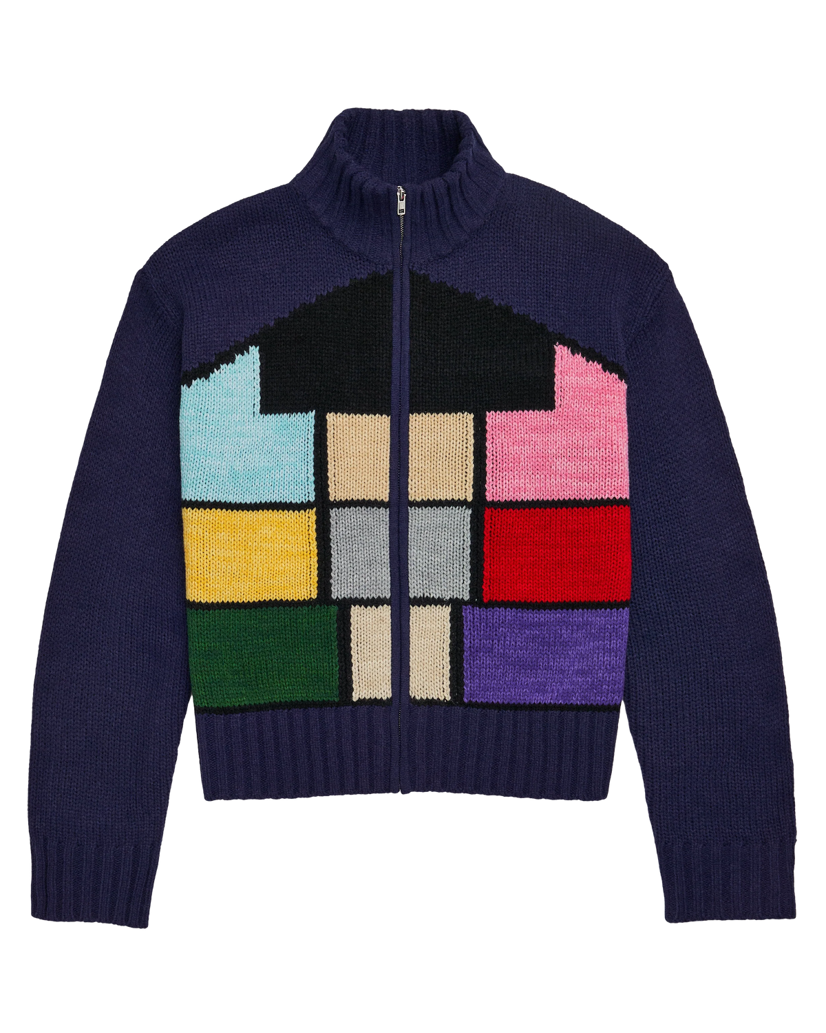 Lover House Zip Up Sweater