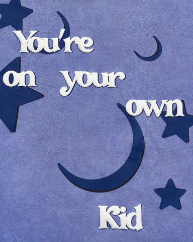 You're On Your Own Kid Purple Crewneck Sweatshirt