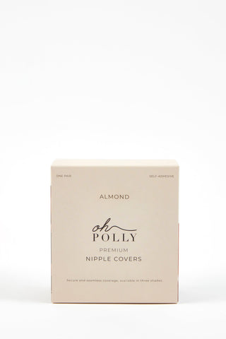 Reusable Silicone Nipple Covers in Almond