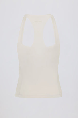 Soft Active Racerback Tank Top in Oat