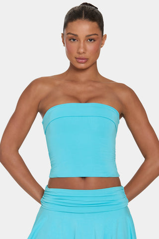ButterCloud™ Tube Top in Aqua