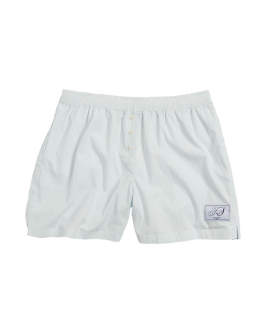 1989 (Taylor's Version) Blue Stripe Poplin Shorts