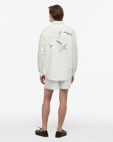 1989 (Taylor's Version) Seagull Blue Stripe Poplin Shirt
