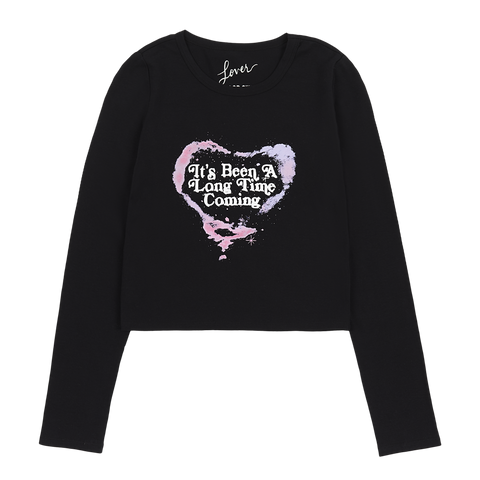 It's Been A Long Time Coming Cropped Longsleeve T-Shirt