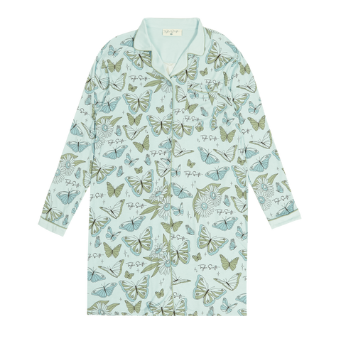 Self-Titled Butterfly PJ Shirt Dress