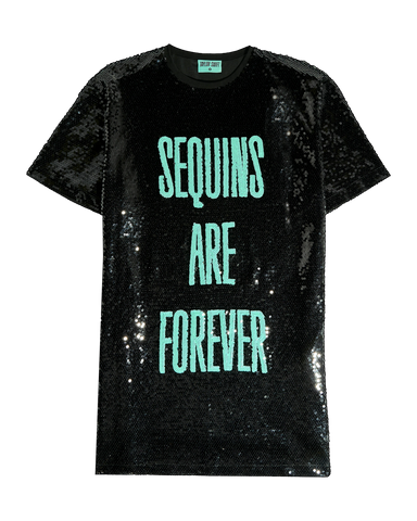 Sequins Are Forever T-Shirt Dress