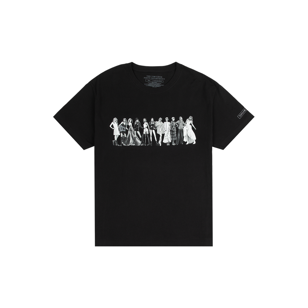 TTPD Eras Black T-Shirt