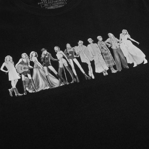 TTPD Eras Black T-Shirt