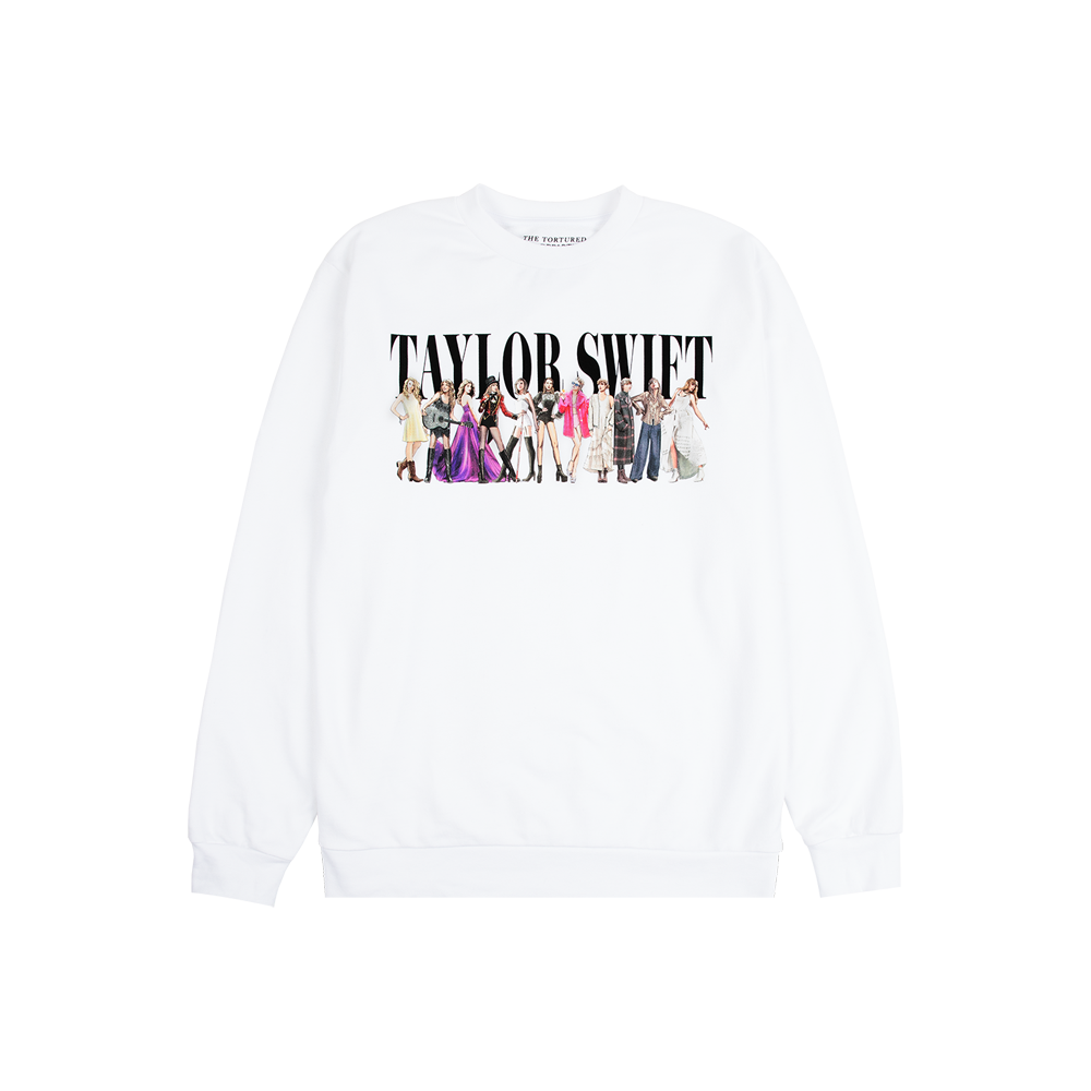 TTPD Eras White Crewneck