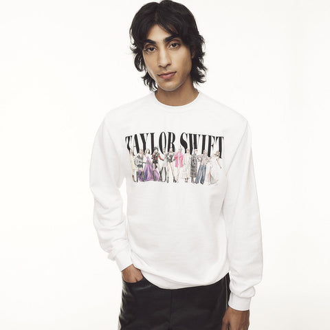 TTPD Eras White Crewneck