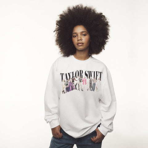 TTPD Eras White Crewneck