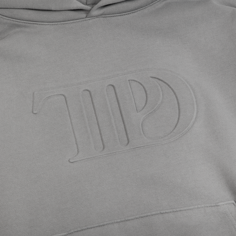 TTPD Gray Embossed Hoodie