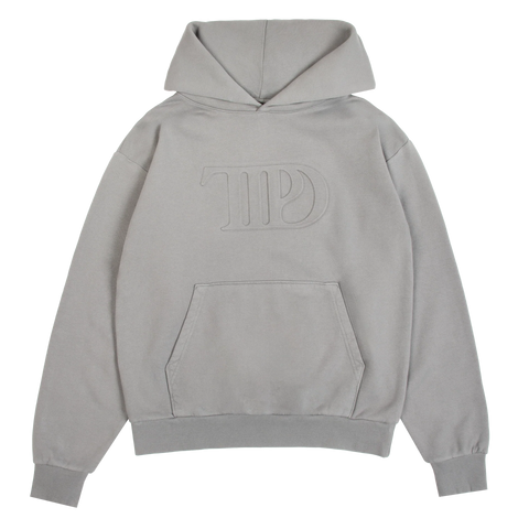TTPD Gray Embossed Hoodie