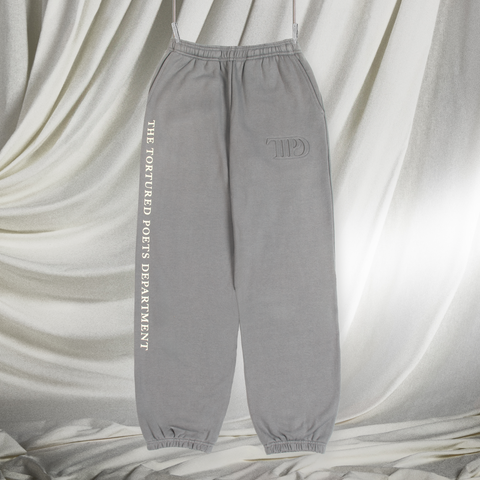 TTPD Gray Embossed Sweatpants