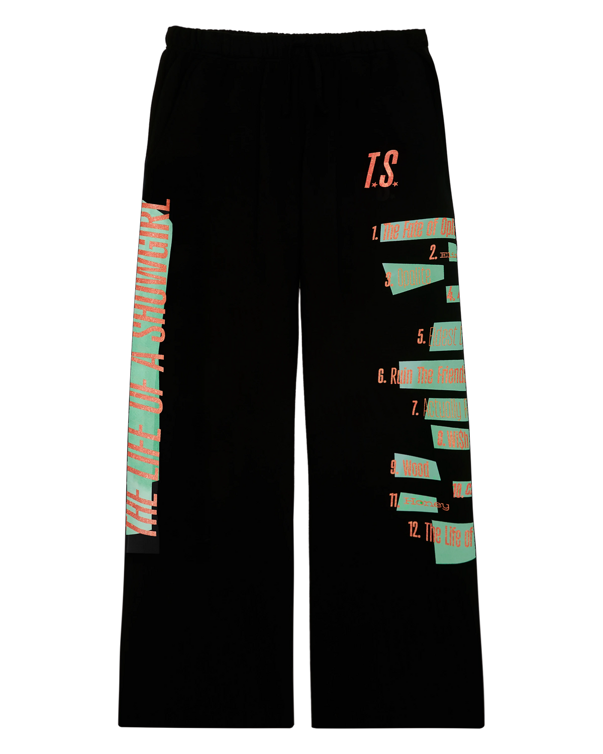 The Life of a Showgirl Tracklist Black Sweatpants