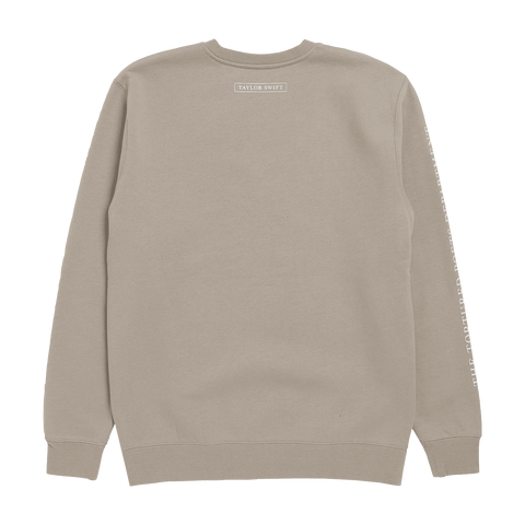 The Tortured Poets Department Beige Crewneck