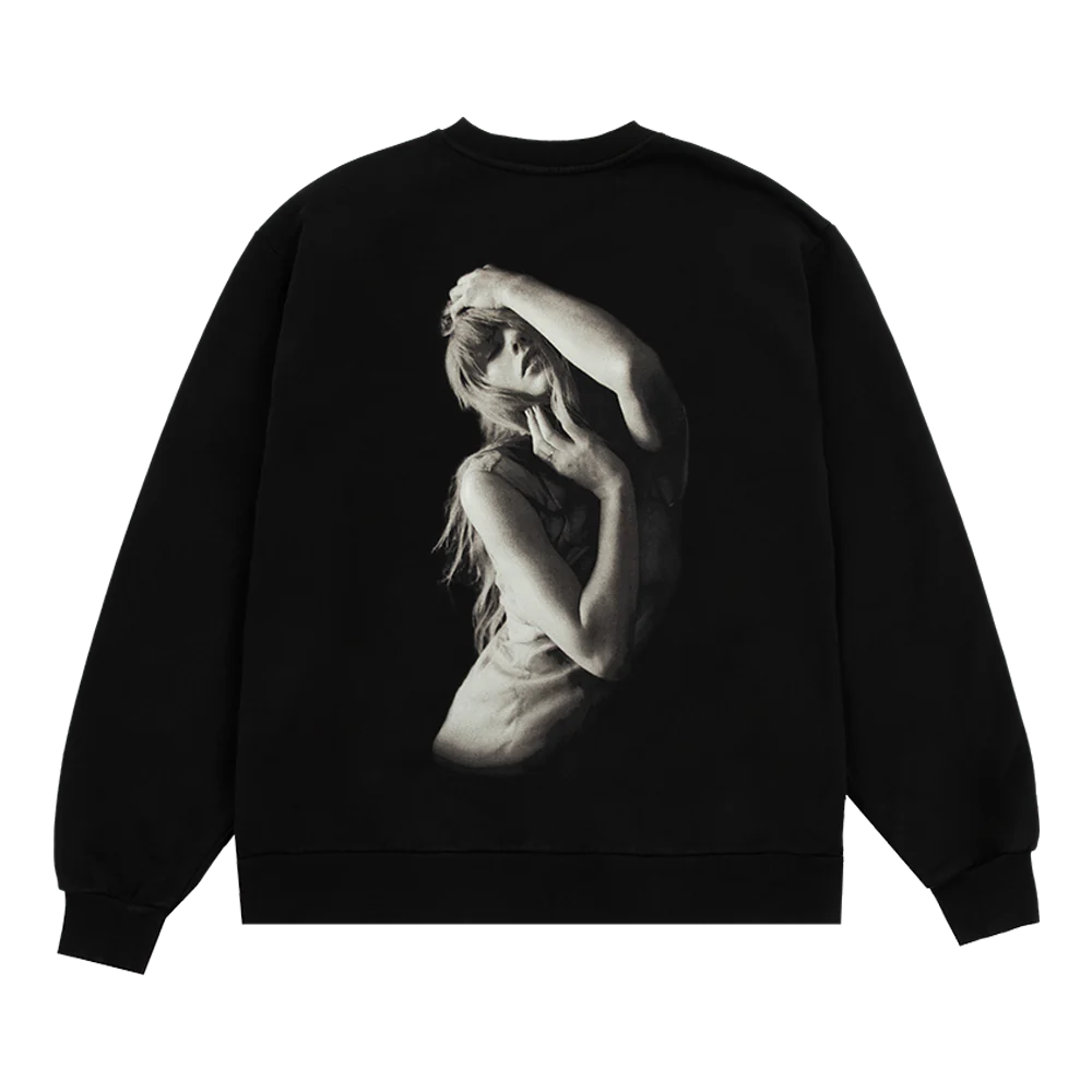 The Tortured Poets Department Black Crewneck