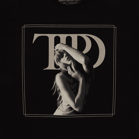 The Tortured Poets Department Black Photo T-Shirt