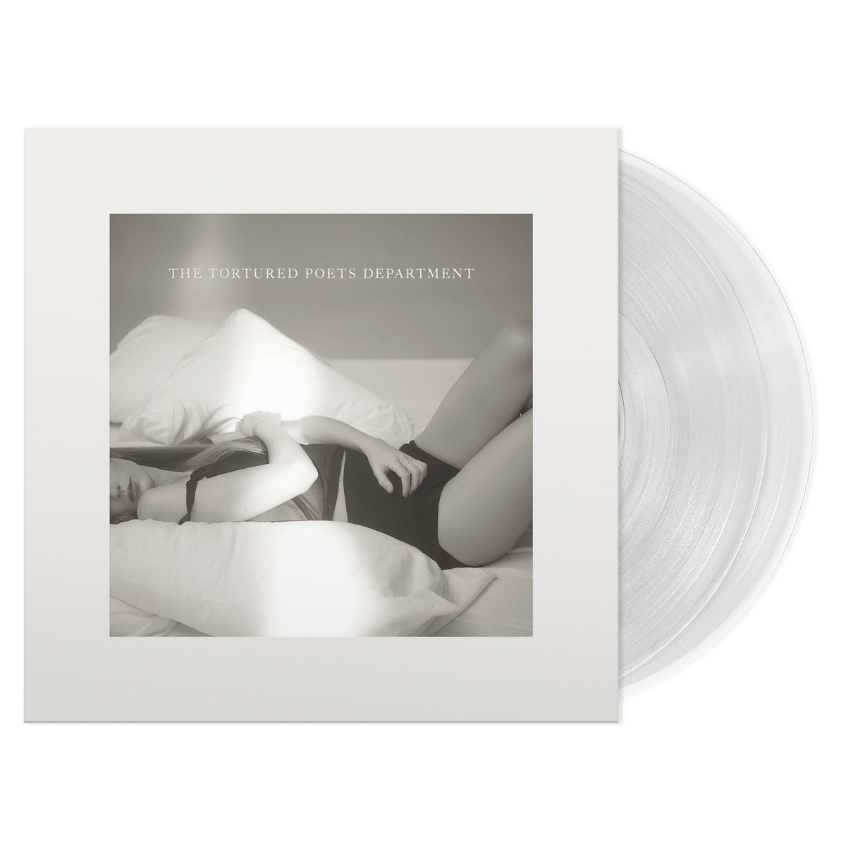 The Tortured Poets Department Phantom Clear Vinyl + Bonus Track “The Manuscript”