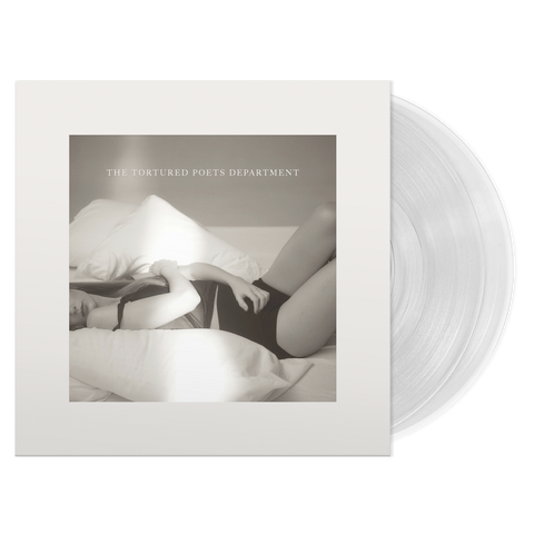 The Tortured Poets Department Phantom Clear Vinyl + Bonus Track “The Manuscript”