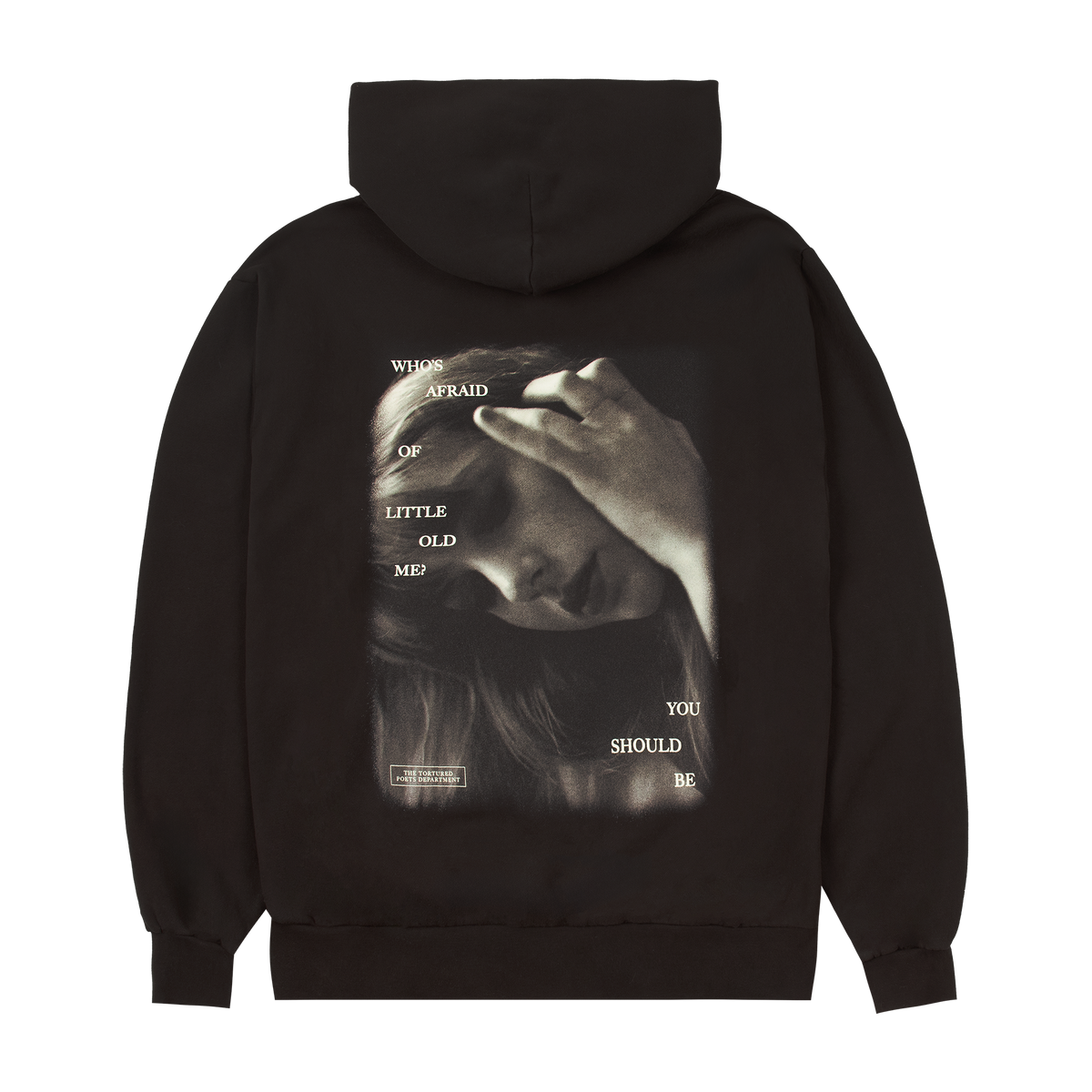 Who's Afraid Of Little Old Me? Dark Brown Hoodie
