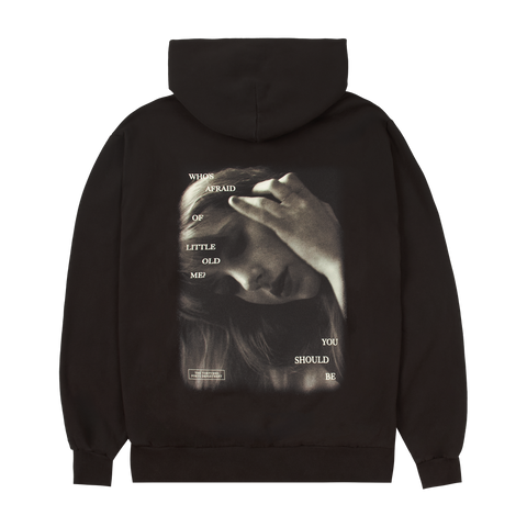 Who's Afraid Of Little Old Me? Dark Brown Hoodie