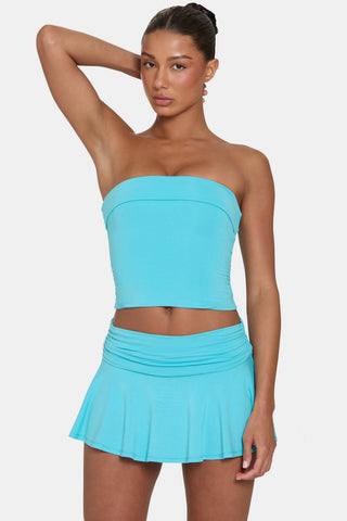 ButterCloud™ Mini Skort in Aqua
