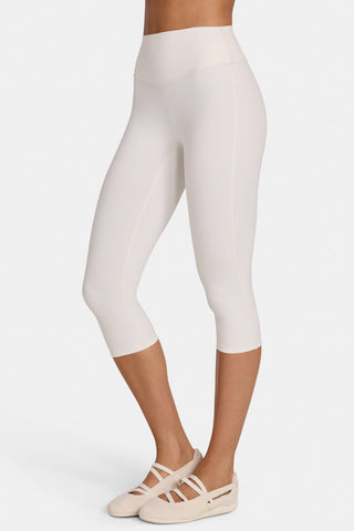Soft Active Capri Leggings in Coconut