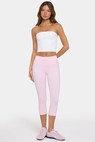 Soft Active Capri Leggings in Sorbet