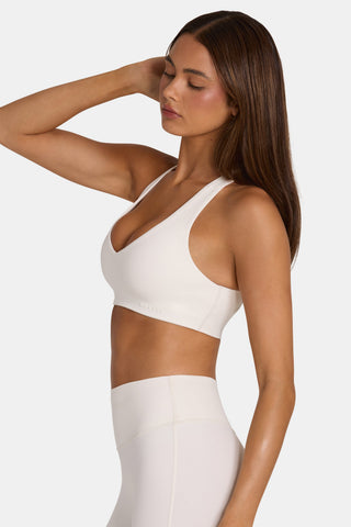 Soft Active Low-Impact Sports Bra in Coconut