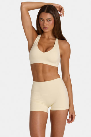 Soft Active Low-Impact Sports Bra in Lemon Marl