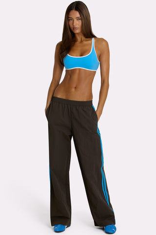 Woven Track Pants in Truffle