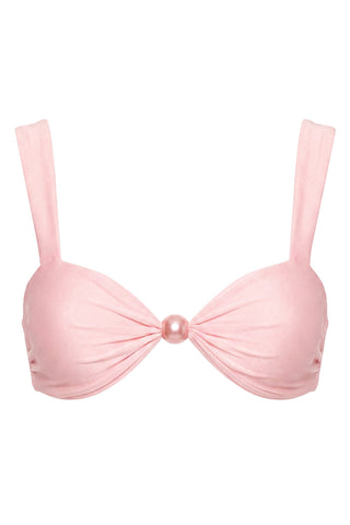 Bikini Top in Baby Pink