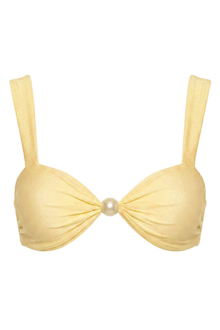 Bikini Top in Lemon