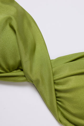 Underwired Bikini Top in Olive
